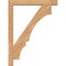 Ekena Millwork Balboa Block Smooth Bracket w/ Offset Brace, Western Red Cedar, 5 1/2"W x 36"D x 48"H BKT0604X36X48BOA05SWR - alternate 2